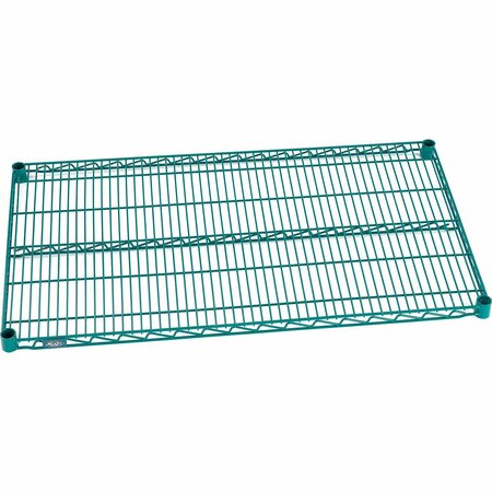 NEXEL S2142G Poly-Green Epoxy Wire Shelf 42inW x 21inD S2142GZ